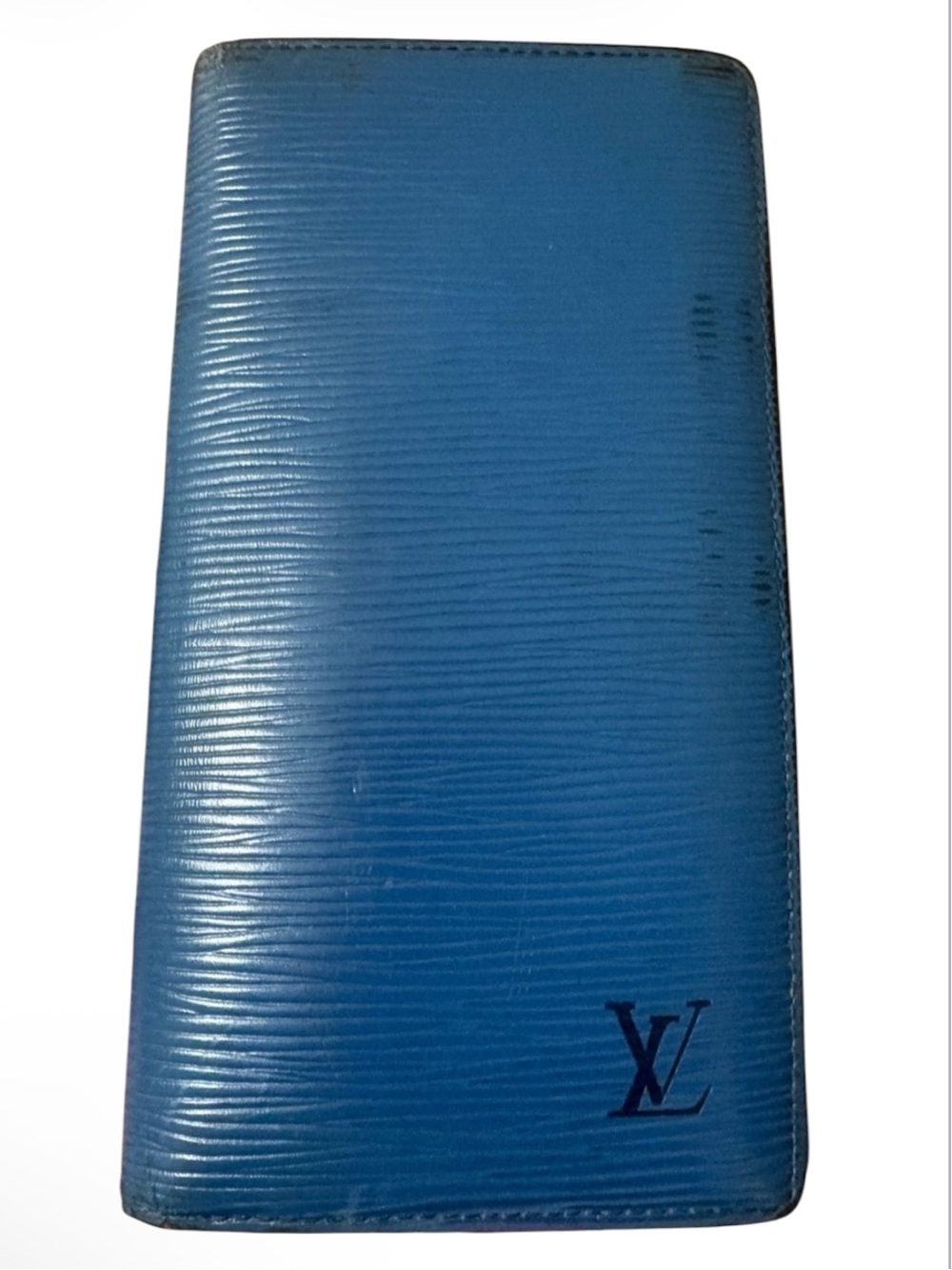Louis Vuitton Blue Epi Long Wallet